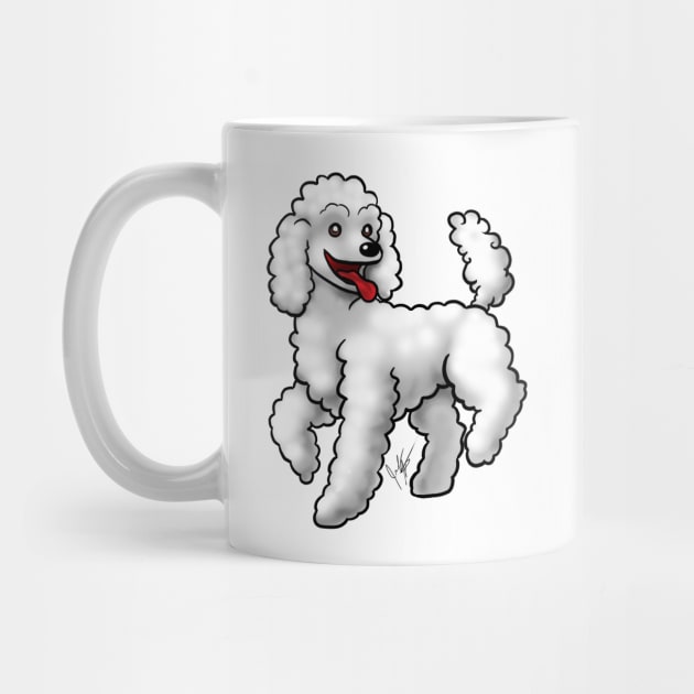 Dog - Poodle - White by Jen's Dogs Custom Gifts and Designs